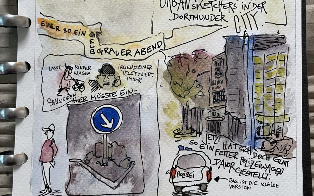 Donnerstagstreff der Dortmunder Urban Sketchers